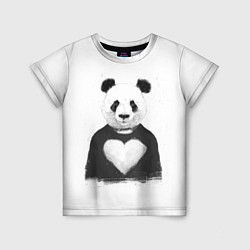 Футболка детская Love panda, цвет: 3D-принт