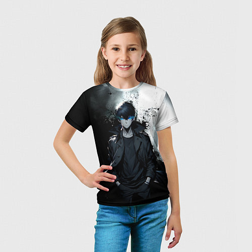 Детская футболка Сон герой - Поднятие уровня в одиночку / 3D-принт – фото 5