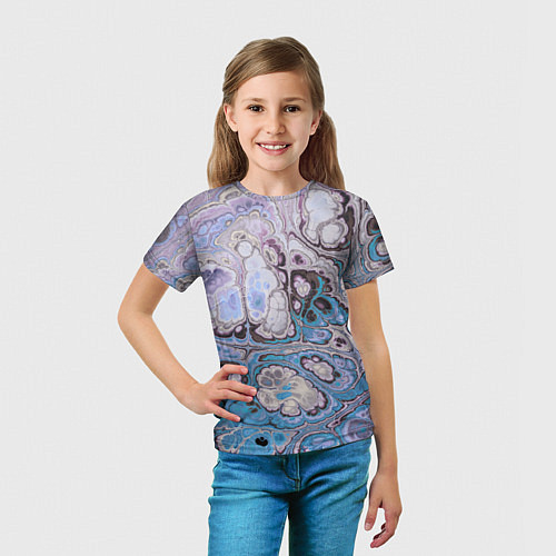 Детская футболка Абстрактный узор / 3D-принт – фото 5
