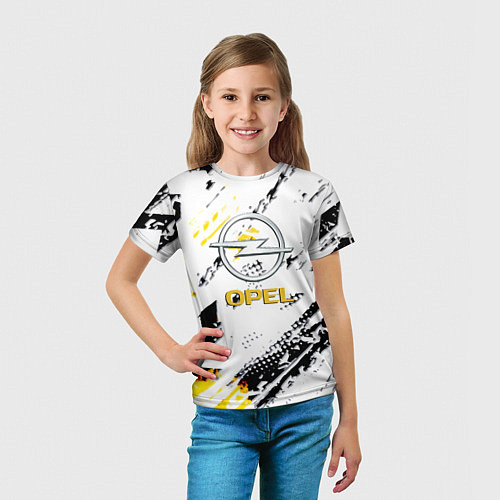 Детская футболка Opel краски / 3D-принт – фото 5