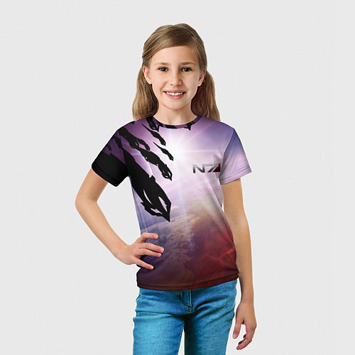 Детская футболка Масс эффект вторжение / 3D-принт – фото 5