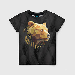 Футболка детская Русский бурый медведь 2024, цвет: 3D-принт