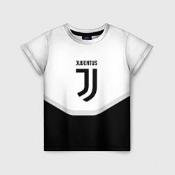 Футболка детская Juventus black geometry sport, цвет: 3D-принт