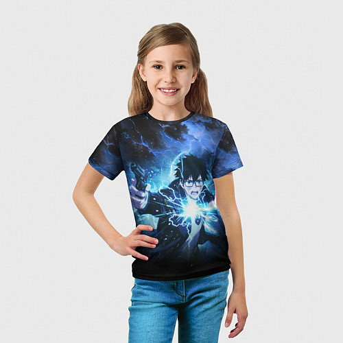 Детская футболка Юкио - Синий экзорцист / 3D-принт – фото 5