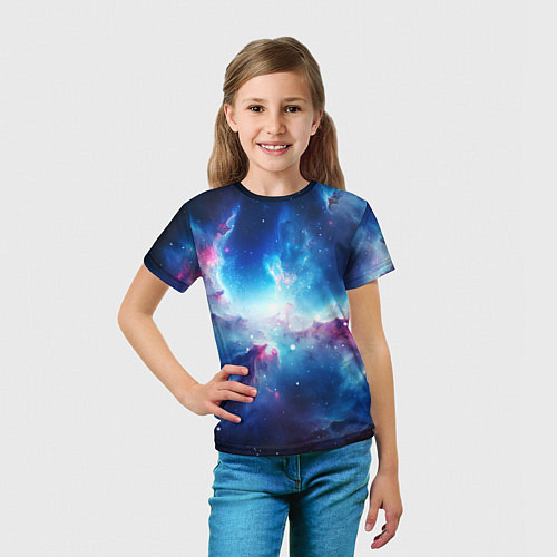 Детская футболка Fascinating cosmic expanses / 3D-принт – фото 5