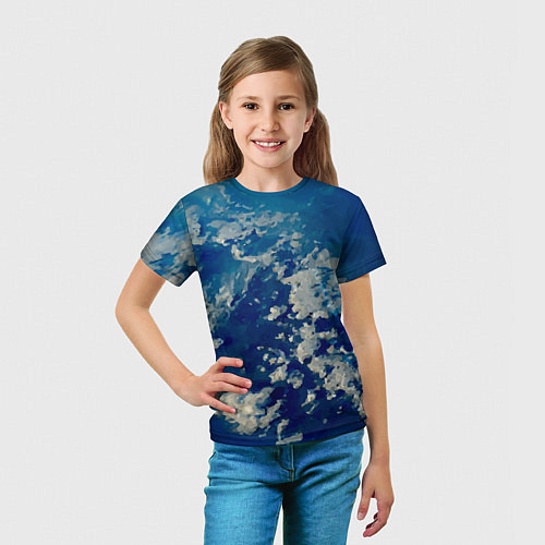 Детская футболка Небо Земли - star dust / 3D-принт – фото 5