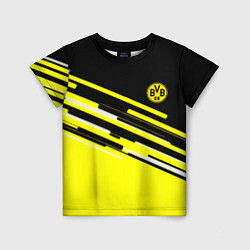 Футболка детская Borussia текстура спорт, цвет: 3D-принт