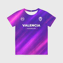 Детская футболка Valencia legendary sport grunge