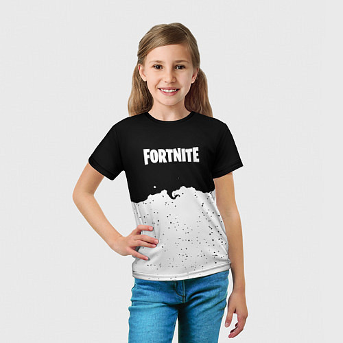 Детская футболка Fortnite тёмная ночь / 3D-принт – фото 5