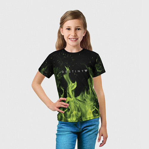 Детская футболка Destity огненный стиль / 3D-принт – фото 5