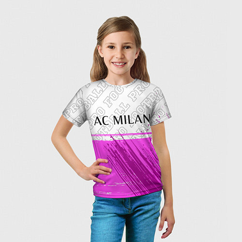 Детская футболка AC Milan pro football посередине / 3D-принт – фото 5