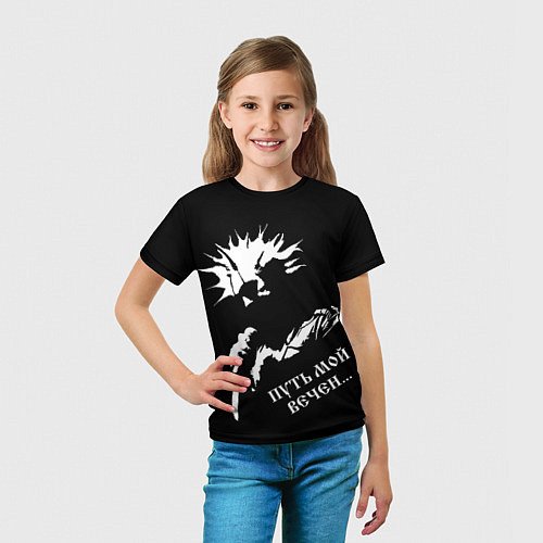 Детская футболка Киш горшок некромант / 3D-принт – фото 5