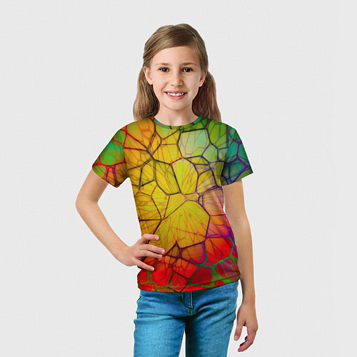 Детская футболка Bright abstraction / 3D-принт – фото 5