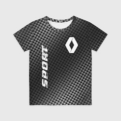 Футболка детская Renault sport carbon, цвет: 3D-принт