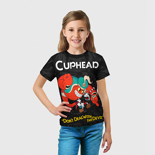 Детская футболка Cuphead - gin / 3D-принт – фото 5