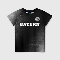 Футболка детская Bayern sport на темном фоне посередине, цвет: 3D-принт