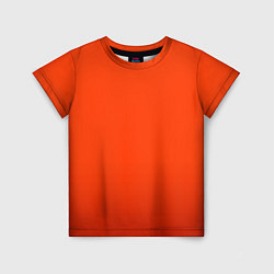 Футболка детская Пылкий красно-оранжевый градиент, цвет: 3D-принт