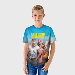 Футболка детская Ryan Gosling and Emily Blunt каскадеры, цвет: 3D-принт — фото 2