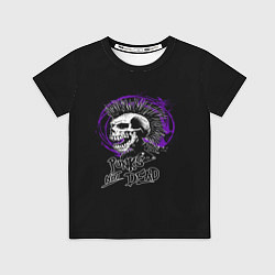 Футболка детская Punk skull rock, цвет: 3D-принт