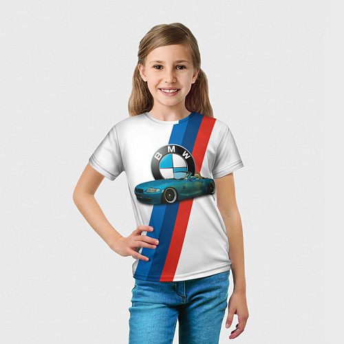 Детская футболка Немецкий родстер BMW / 3D-принт – фото 5