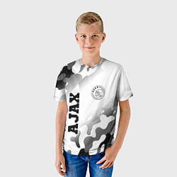 Футболка детская Ajax sport на светлом фоне вертикально, цвет: 3D-принт — фото 2