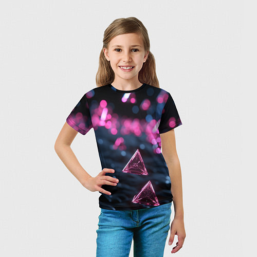Детская футболка Абстрактный космос фантастика / 3D-принт – фото 5