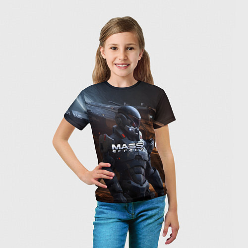 Детская футболка Mass Effect game space / 3D-принт – фото 5