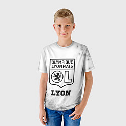 Футболка детская Lyon sport на светлом фоне, цвет: 3D-принт — фото 2
