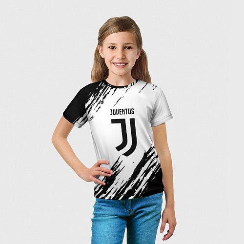 Детская футболка Juventus краски / 3D-принт – фото 5