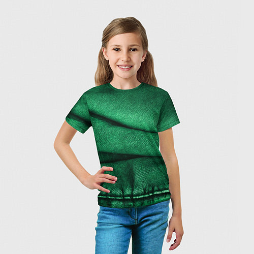 Детская футболка Зеленая джинса / 3D-принт – фото 5