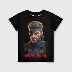 Футболка детская Веном Снейк из игры Metal gear, цвет: 3D-принт