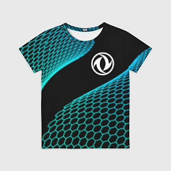 Футболка детская Dongfeng electro hexagon, цвет: 3D-принт