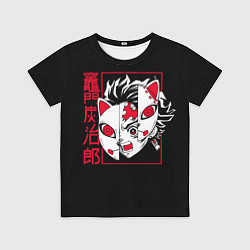 Футболка детская Танкиро Комодо убийца демонов, цвет: 3D-принт