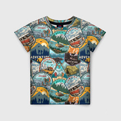 Детская футболка Adventure stickers