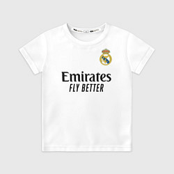 Футболка детская Беллингем Реал Мадрид форма 2425, цвет: 3D-принт