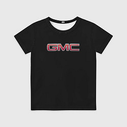 Футболка детская GMC logo, цвет: 3D-принт