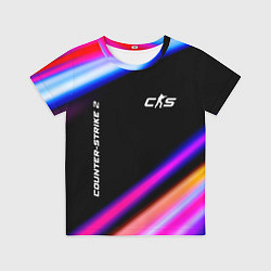 Футболка детская Counter-Strike 2 speed game lights, цвет: 3D-принт