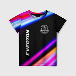 Футболка детская Everton speed game lights, цвет: 3D-принт