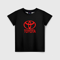 Футболка детская Toyota red logo, цвет: 3D-принт