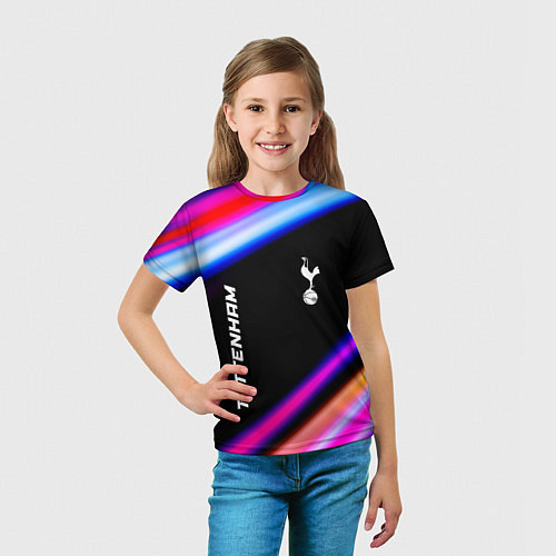 Детская футболка Tottenham speed game lights / 3D-принт – фото 5