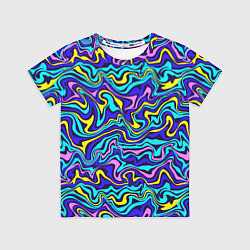Футболка детская Psychedelic multicolored pattern, цвет: 3D-принт