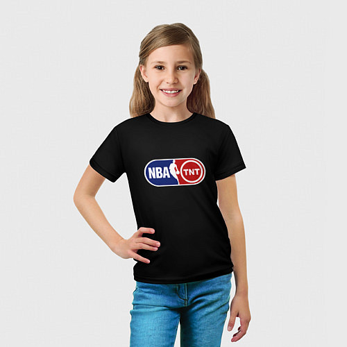 Детская футболка NBA logo tnt / 3D-принт – фото 5