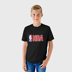 Футболка детская NBA logo, цвет: 3D-принт — фото 2