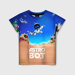 Футболка детская Astro bot персонажи, цвет: 3D-принт