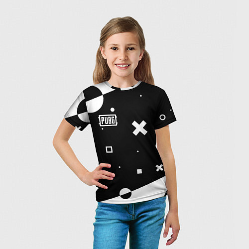 Детская футболка PUBG game pattern / 3D-принт – фото 5