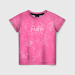 Футболка детская Pink Paris, цвет: 3D-принт