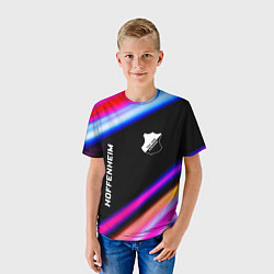 Футболка детская Hoffenheim speed game lights, цвет: 3D-принт — фото 2