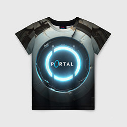 Футболка детская Portal logo game, цвет: 3D-принт