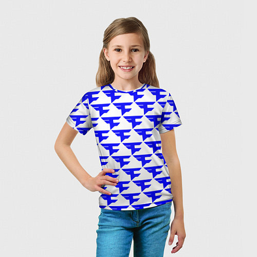 Детская футболка FaZe Clan pattern team / 3D-принт – фото 5