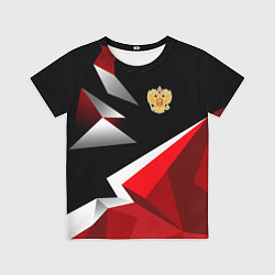 Футболка детская Russia uniform - красный и черный, цвет: 3D-принт